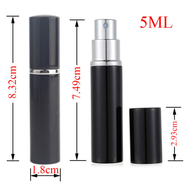 Delicate Aluminum Refillable Perfume Atomizer Sprayer, Portable Empty Spray for Perfume Fragrance Essential oil, 10% Discount - Image 4