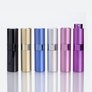 2023 New Portable Mini Refillable Twist Perfume Atomizer Bottle, Small Empty Traval Atomizer Perfume Bottle