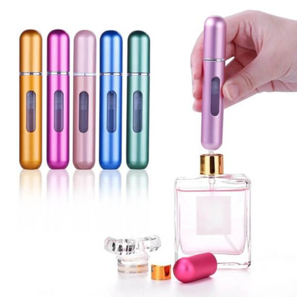 Portable Mini 5ml Refillable Perfume Atomizer Bottle, Refillable New Perfume Spray, Atomizer Perfume Bottle for Traveling - Image 2