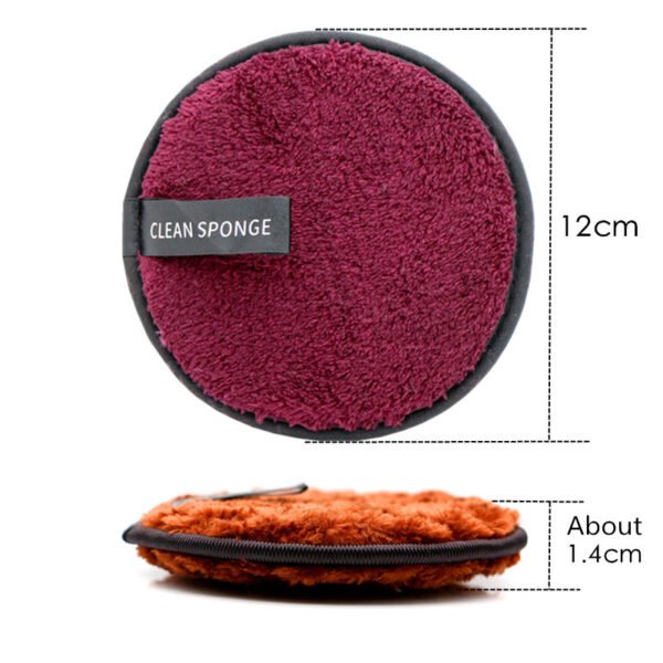 Super Soft Microfiber Makeup Remove Pad Face Cleansing Towel Reusable 2 Layers Cleaning Tools On Sale - Image 5