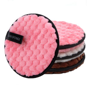 New Arrival Makeup Remover Reusable Cotton Pads Super Soft Microfiber Make Up Removal 12cm Cotton Cleaning Pads