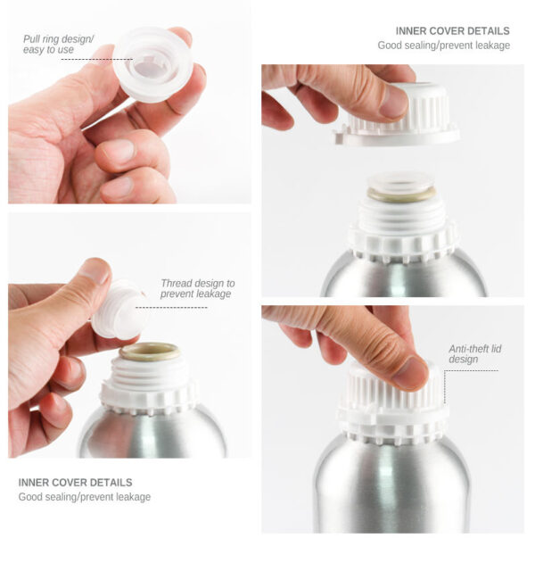Wholesale Price Custom Shape Mini Empty 150ml Green Perfume Essential Oil Bottle - Image 6