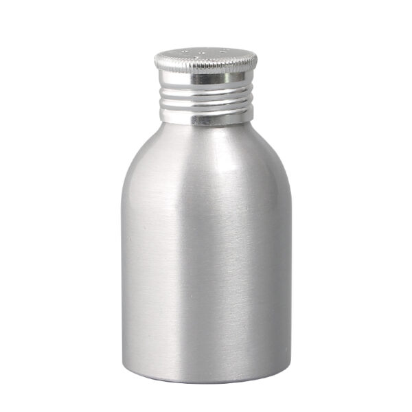 Wholesale metal luxury 50ml, 100ml, 200ml shaker bottle empty aluminum powder bottle for talcum powder, dry shampoo