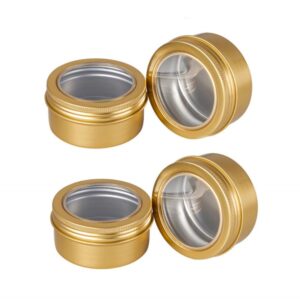 Newest Recyclable Fancy 5oz 100g Cosmetic Tin Aluminum Butter Jar with Cap