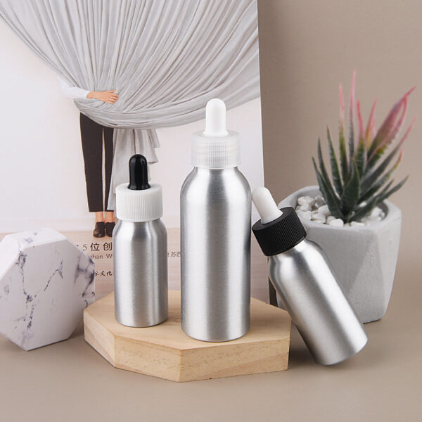 Supply Wholesale Price Mini 40ml Dropper Bottle Clear Gold Bottles for Oil