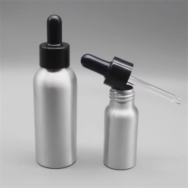 Supply Wholesale Price Mini 40ml Dropper Bottle Clear Gold Bottles for Oil - Image 6