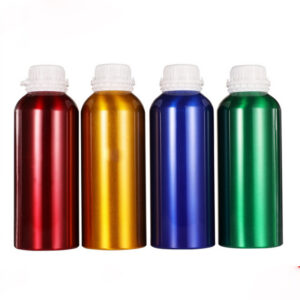 Small Different Sizes Cosmetic Gold Transparent Essential Oil Bottle with Paper Box