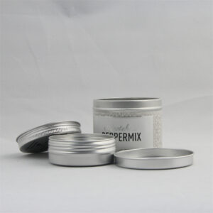 Beauty Clear Child Proof Sliding 10g 30gr Aluminum Cream Jar with Lids