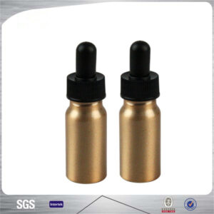 Small Round Transparent Sample 1ml 10ml Matte Black Liquid Eye Dropper Bottles