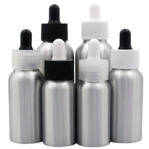 Custom Size 1oz 2oz Colorful Tincture Dropper Bottle with Child-Proof White Dropper
