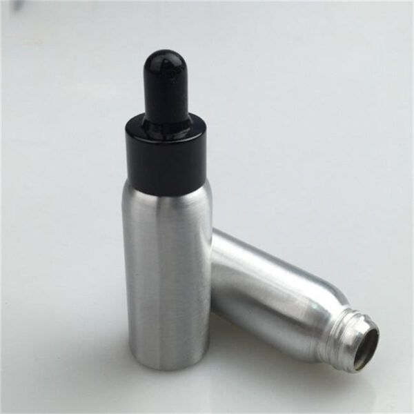 Wholesale Fancy 30ml 50ml 100 ml Rose Skin Care Bottle Clear and Black Dropper Bottles for Hair Oil - Image 3
