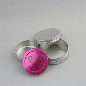 Innovative Induction Heat Sealing Glossy White Aluminum Foil Cans Jar with Lid