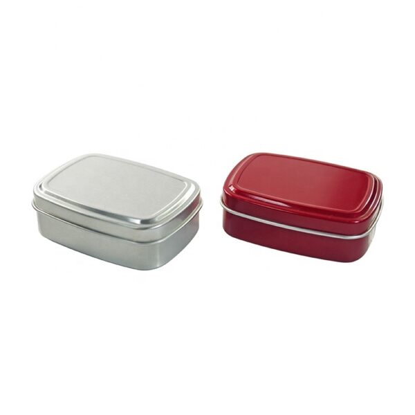 Food Grade 400g Square Frosted Aluminum Tin Canister Jar with Screw Lid - Image 3