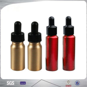 Wholesale Manufacturer Factory Price 50ml Medical Essential Oil Gold Dropper Bottles
